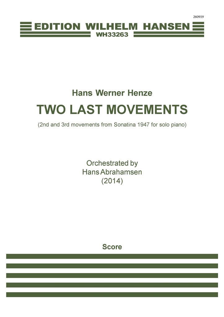Two Last Movements
